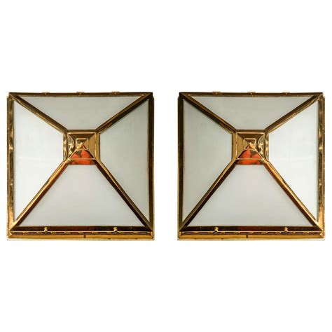 Pair Of Art Deco Style Ceiling Lights Ceiling Lights Brass Ceiling Light Art Deco Fashion
