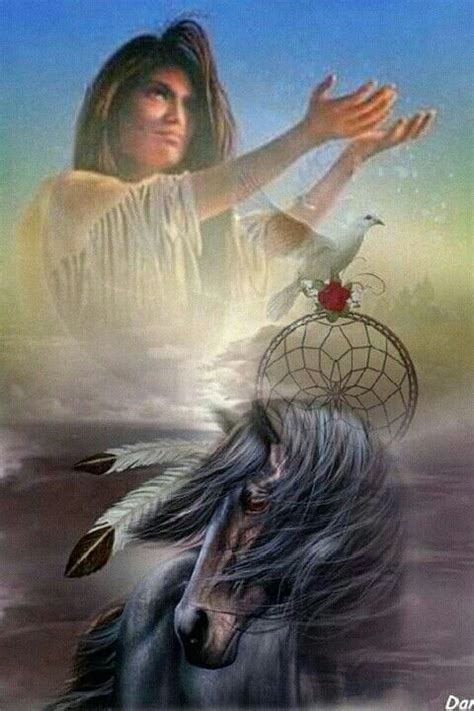In The Sky My Spirit Is Free From Ground Clutter Native American