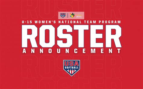 Usa Softball Reveals U 15 Womens National Team Roster Set To Compete