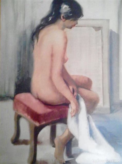 Pintura Figurativa 7050cm Con Desnudo Femenin Comprar Acuarelas