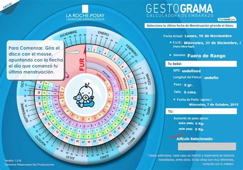 Gestograma Para Calcular Las Semanas Del Embarazo Calculadora De Hot Sex Picture