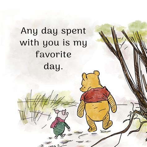 Any Day Spent Classic Winnie The Pooh Quote Printable For Etsy
