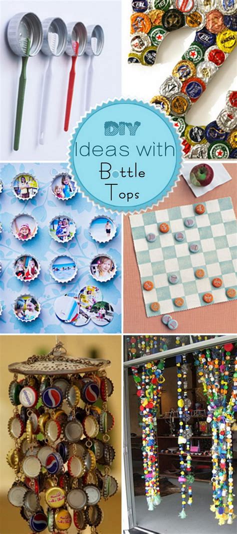 Diy Ideas With Bottle Tops Hative