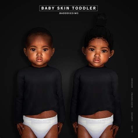 Baby Skin Toddler Badddiesims On Patreon Sims 3 Sims 4 Tsr Play