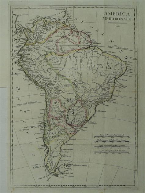 South America Nn America Meridionale 1803 Ca 1805
