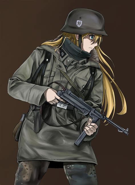 Pin By Alniteee On Anime Military Art Anime Military Anime Tank Anime Art Girl