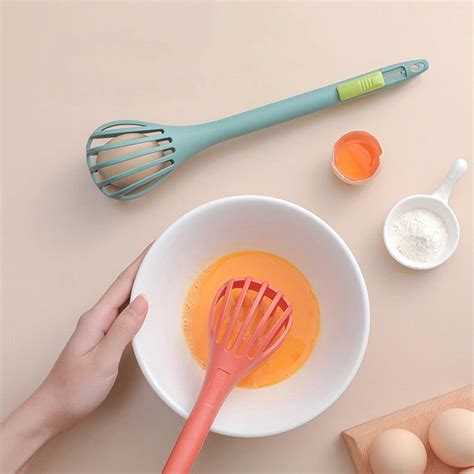 2pcs Egg Beater Food Tong Hand Whisk Mixer Cream Baking Flour Stirrer