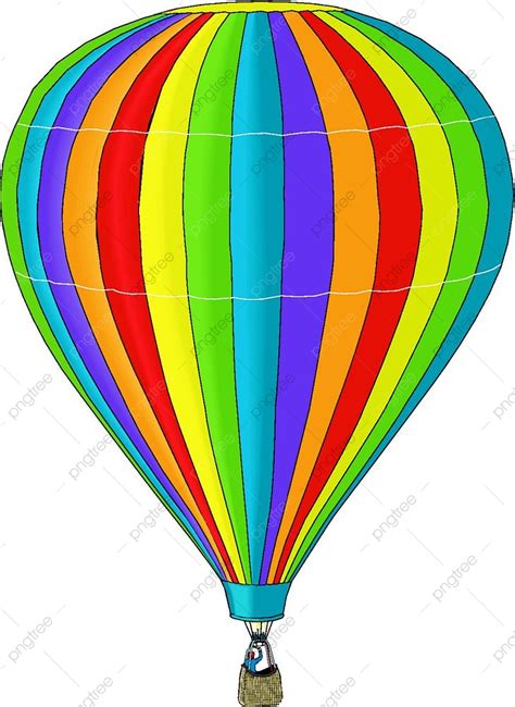 Hot Air Balloon Vector Art Png Hot Air Balloon Print Only Allcompu2016 Hot Cuts Png Image