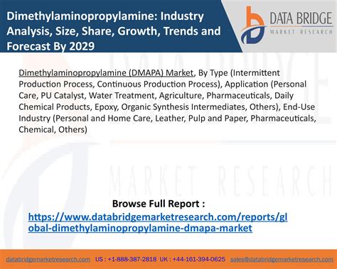 Dimethylaminopropylamine Dmapa Market Industry Trends And Forecast To 2029 By Databridge2103