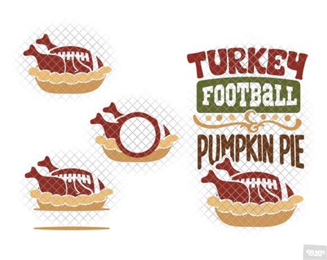 Football Turkey Svg In Svgdxfepspng • Ohmycuttables