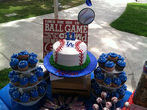 Dodger Birthday Cake Dodgers Birthday Party Cool Birthday Cakes
