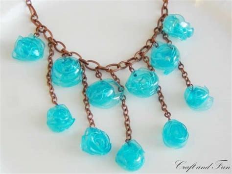 Tutorial Necklace Made With Recycled Plastic Bottle Recyclart