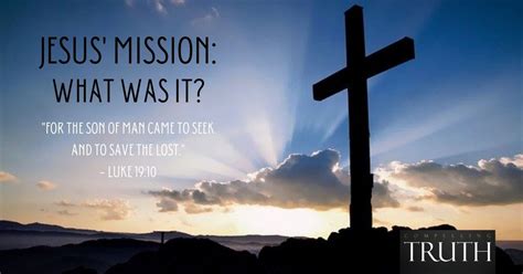 Jesus Mission—what Was It