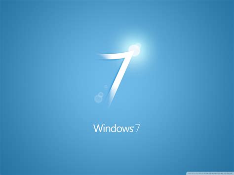 Free Download Windows 7 Blue Ultra Hd Desktop Background Wallpaper For