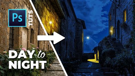 How To Turn Day To Night In Adobe Photoshop In 5 Minutes Youtube