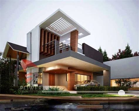 Modern Residences Exterior Small Villas Designs Ideas