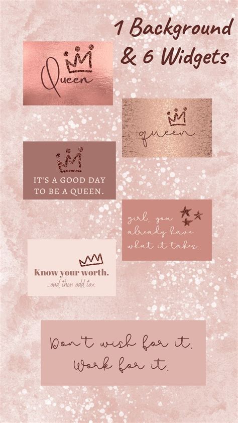 Rose Gold Glitter Aesthetic App Icons Widgets Iphone Apps Etsy