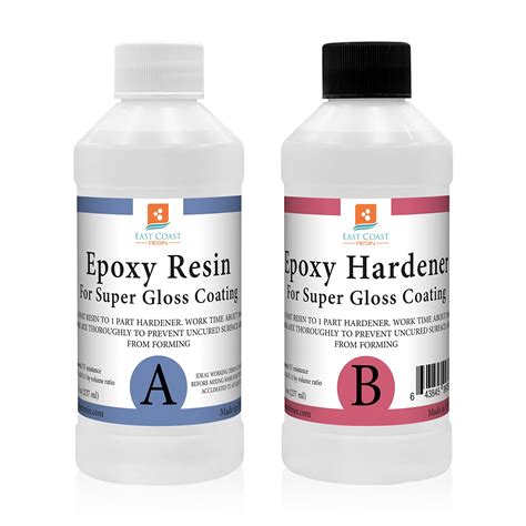 Buy Epoxy Resin 16 Oz Kit 11 Crystal Clear Resin And Hardener For