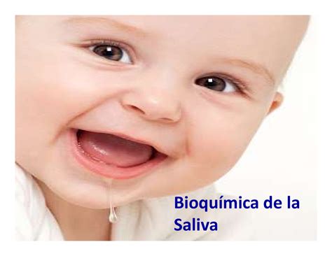 Bioquímica De La Saliva Saliva Bioquímica De La Saliva Objetivo Del