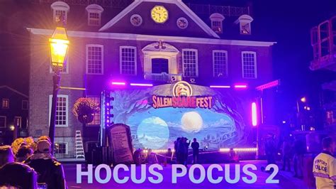 Hocus Pocus 2 Movie Set Newport Rhode Island 110921 Youtube
