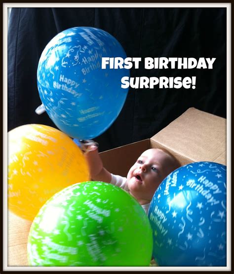 First Birthday Surprise A Well Crafted Party