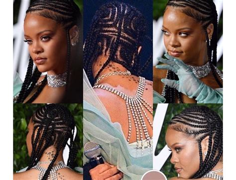 Big Box Braids Hairstyles Rihanna Hairstyles Braided Cornrow