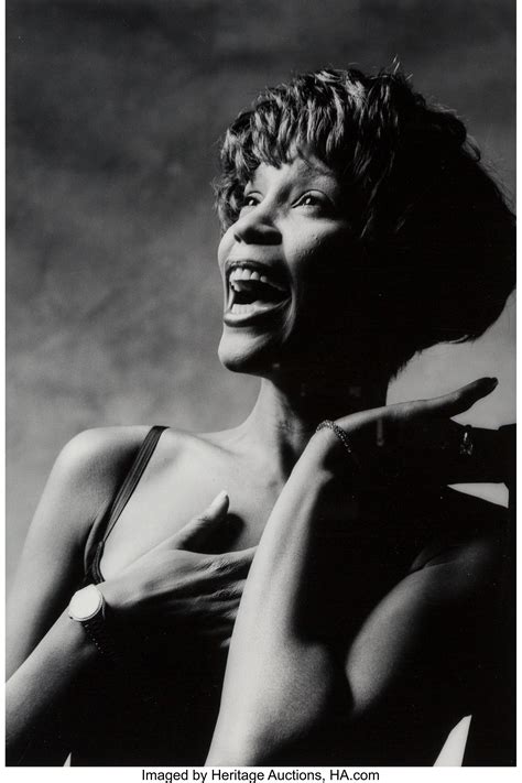 Norman Seeff Whitney Houston 1990