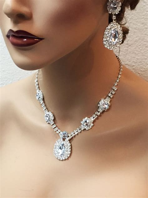 Wedding Jewelry Setbridal Jewelry Bridesmaid Jewelry Set Etsy