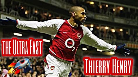 Ultra Fast Thierry Henry Speed Acceleration Run And Electrifying
