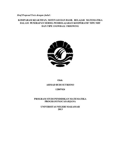 Pola pengasuhan nilai anak pada wanita pekerja yang berperan sebagai kepala keluarga di kecamatan rungkut surabaya (2000). Proposal Tesis Penelitian Kualitatif Pendidikan Matematika