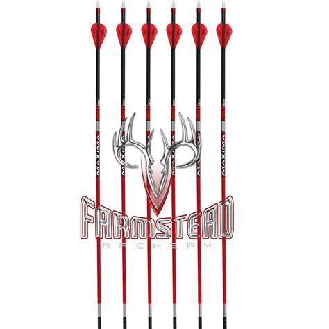 Carbon Express Arrow Maxima Red Sd 350 Spine W Blazer Vanes 6pk 50871