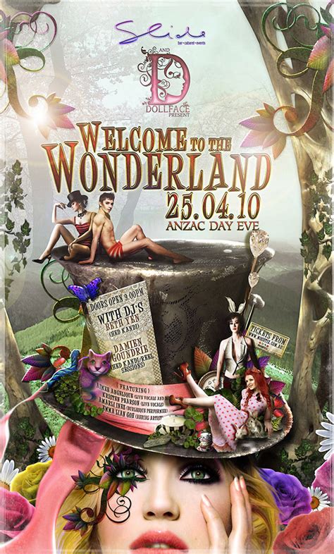7 haves wonderland party catch alice favors ideas. ALICE IN WONDERLAND - themed party promo on Behance