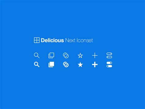 Delicious Iconset By Sparanoid On Dribbble