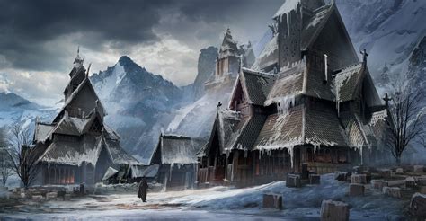 Lee Teng Chew Viking Village Sketch