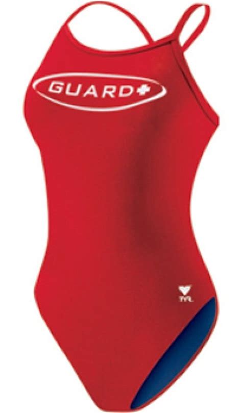 Lifeguard Swimsuits Polyester Diamondback Red Cp111i48g05