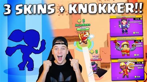 3 Nieuwe Skins Gratis Knokker In Brawl Stars Nederlands Youtube