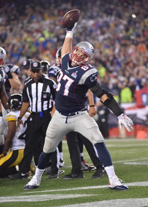 The 3rd Against The Steelers Gronkowski New England Patriots Rob