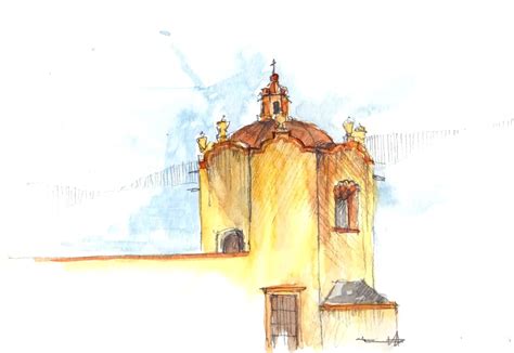 Ferias de pueblo, feria dibujo, dibujos de. UrbanSketchers México: Cadereyta de Montes Qro.