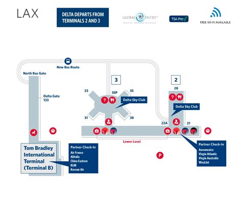 Delta Airlines Jfk Terminal Map