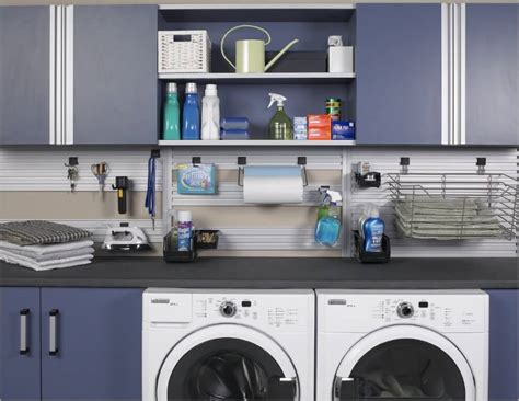 Afcis will not be required in bathrooms, kitchens, laundry rooms, unfinished basements, garages, attics or outdoors. Make Your Garage Laundry Room Efficient | Tailored Living