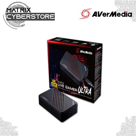 Avermedia Gc553 Liver Gamer Ultra Capture Card 4kp60 Hdr Usb 31