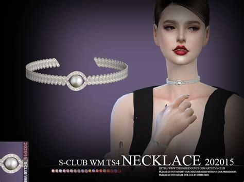 The Sims Resource S Club Ts4 Wm Necklace 202015