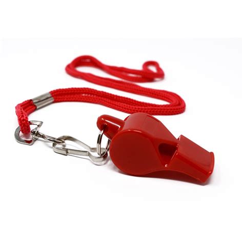 Adoretex Classic Guard Official Whistle With Lanyard Red Walmart