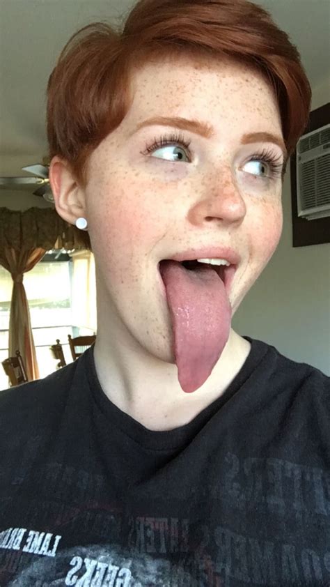 Tongue Out Natural Teething Remedies Redheads Girl Tongue