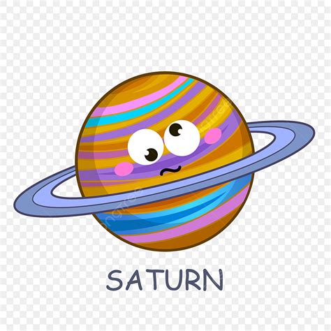 Solar System Planets Clipart Transparent Background Saturn Planet With