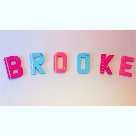 Brooke Name Madebyme ️ 💞 Brooke Letter Art Name Letters
