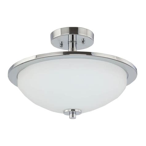 Ceiling ideas → home depot flush mount ceiling lights images. Progress Lighting Replay 1-Light Brushed Nickel LED Semi ...