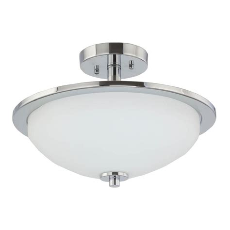 4.5 out of 5 stars. Progress Lighting Replay 1-Light Brushed Nickel LED Semi ...