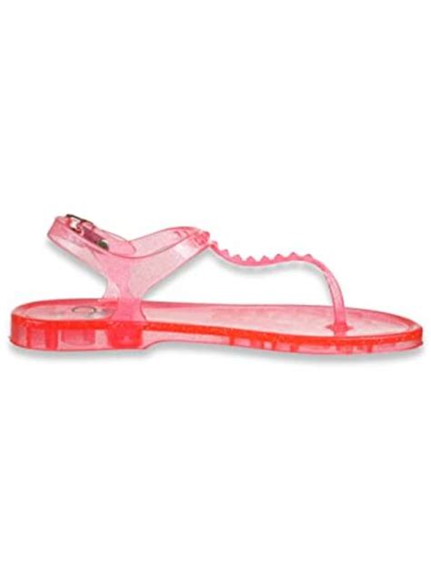 Buy Olivia Miller Kids Shoes Princess Jelly Pink Glitter Girls Flat