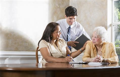 Senior Woman Getting Advice Elder Law Department At Mandelbaum Salsburg